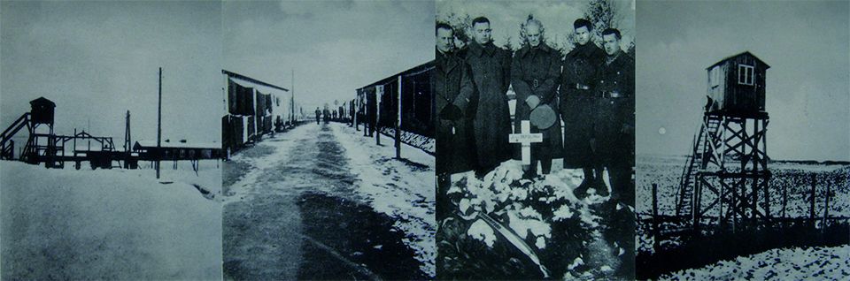 Impressionen aus dem Lager, Beerdigung eines Kameraden